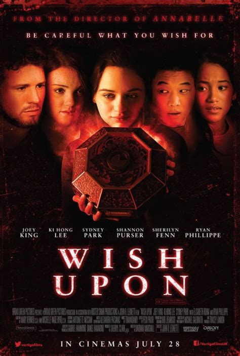 Movie wish upon. Summaries. A younger sister wishes to switch places with her popular older sister and the two bickering siblings awaken to find the wish has come true. Handsome, considerate high-school jock Kyle Harding is the only taste the Wheaton sisters share. Tall, fashionable, popular airhead big sister Alexia is dating him, but fails to truly appreciate ... 