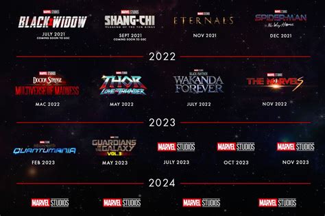 Movies 2024 list. Between Sony and the MCU, there is a number of exciting Marvel movies releasing in 2024. While the MCU timeline is the first thing that comes to mind to most moviegoers when it comes to Marvel, the release of movies like Spider-Man: Across The Spider-Verse have provided a first-hand look at the idea that other Marvel movies can … 