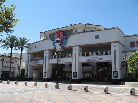 Aliso Town Center features a movie theater, a w