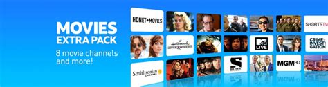 Oct 31, 2019 · The Movies Extra Pack offers eight channels 