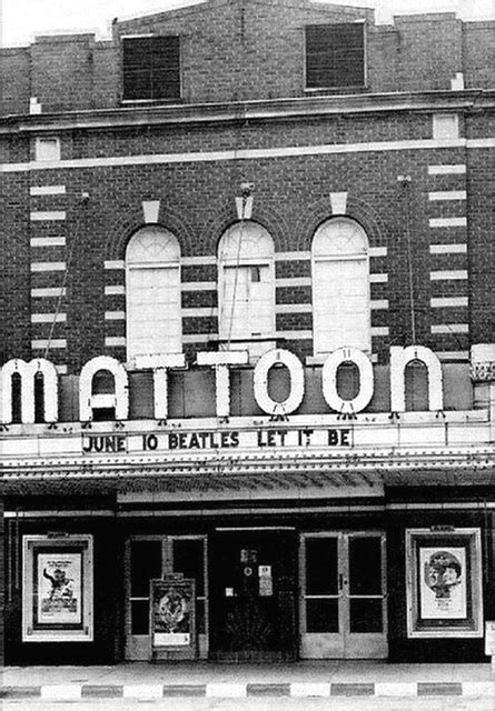 Movies mattoon il. Movie Theaters in Mattoon, IL. Showing 6 closed movie theaters All Theaters (8) Open (2) Showing Movies (1) Closed (6) Demolished (3) Restoring (0) Renovating (0) Name ↑ Location Status Screens; Mattoon Theatre: Mattoon, IL, … 