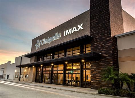 Happy Hour. Happy Hour - Monday to Friday before 6pm. See details. Cinépolis USA Movie Theaters | Cinépolis Luxury Cinemas | Moviehouse & Eatery are proud to offer a luxury movie-going experience! Watch the latest movies in style with our reclining seats & in-theater dining service.. 