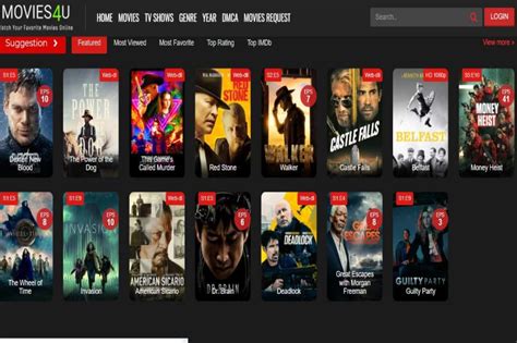 Movies4u free. 39. Movie4u. Website: https://movie4u.live/ Movie4u is the oldest movie site. I must say you can rely on this to watch online movies for free even without creating an account. Even if, it has a large database of TV shows/Series. Most media content (movies and TV shows) are in high definition quality. 