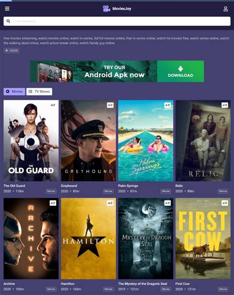 YesMovies is one of the best sites to stream Moviesjoy and watch full HD movies online for free. In addition, you can watch the most recent episodes of TV shows online and over 9000 free movies, documentaries, and TV shows from Moviesjoy. On this site, you can watch movies without signing up.. 