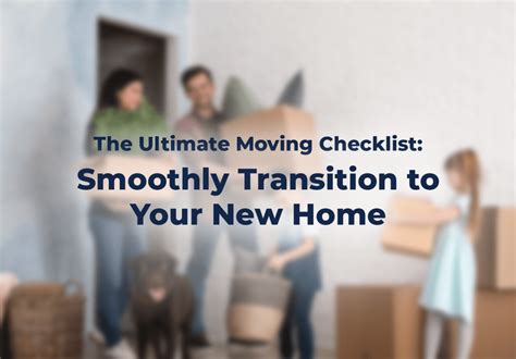 Moving Checklist Can Help Make Transition Smoother 