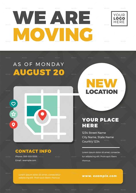 Moving Flyer Template
