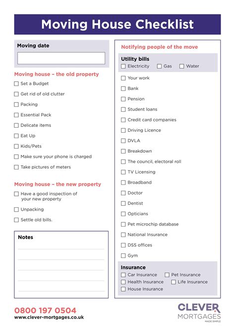 Moving List Template Database