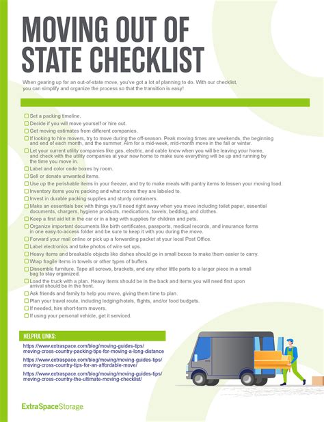 Moving Out of State Checklist Your Guide to a CrossCountry Move