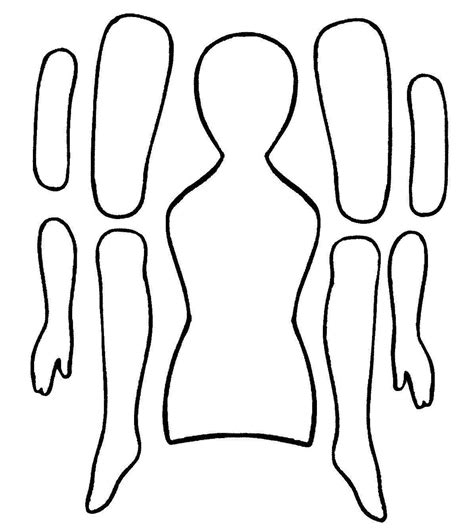 Moving Paper Doll Template