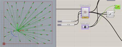 Moving Points Away From An Attractor Point Grasshopper