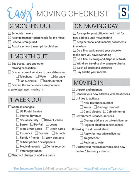 Moving With Kids Checklist For Family Relocation