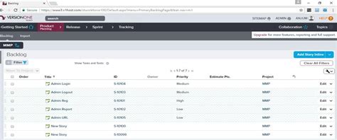 Moving a Template to Another Project VersionOne Community