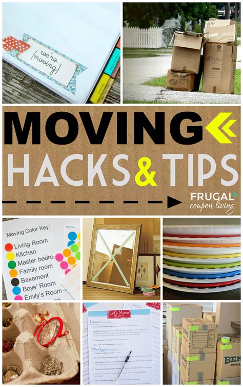 Moving hacks. Moving the family? Ease the pain with these Organization Hacks. Learn useful tips on how to cut back on items you bring and color-code rooms. 