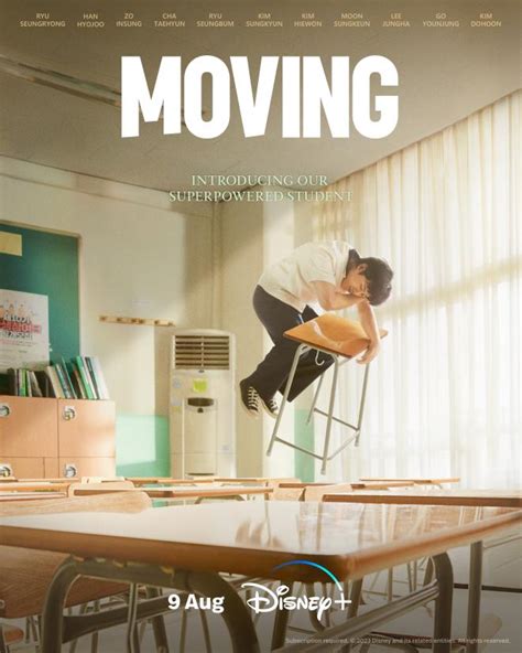 Moving kdrama. Moving is a TV series about a group of teenagers with extraordinary abilities who face threats from the government and other enemies. The series has 20 … 