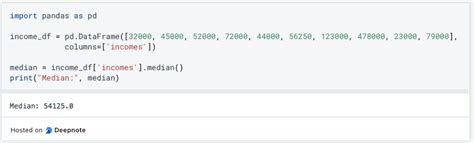 Moving median code.  For Create, modify, and test the code and scripts that allow computer app...