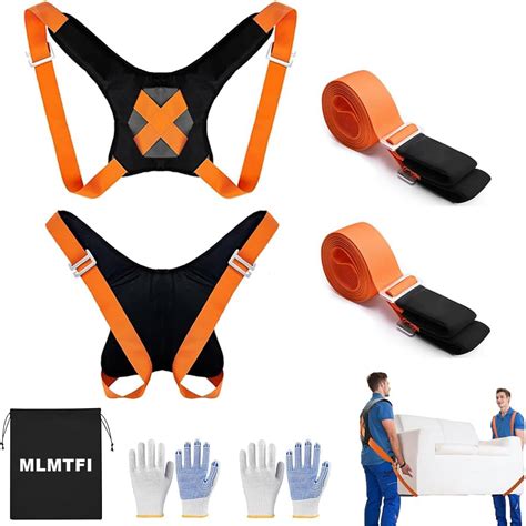 Moving straps for one person.  long x 5 in. X-Protector Moving Straps - 2 P...