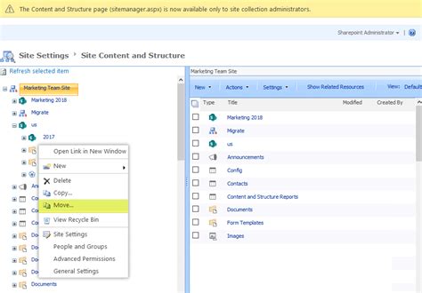 Moving the contents of one Site to another Site in SharePoint