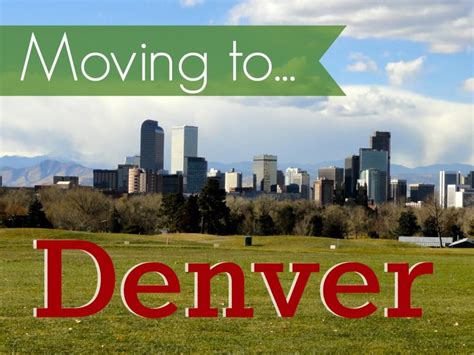 Moving to denver. Jan 17, 2021 ... Ultra Runner Chick wrote: If you love outdoor activities there are way better cities than Denver. Denver is pretty vanilla and if you live in ... 