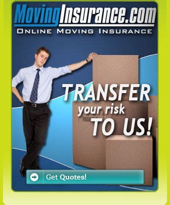 How MovingInsurance.com can help. Established in 2004, MovingInsurance.com is your moving company's third party insurance partner. We provide insurance for moves of all types and sizes. You can choose to insure your entire shipment or just specific items. We offer full replacement coverage to make sure your valuables are properly covered.
