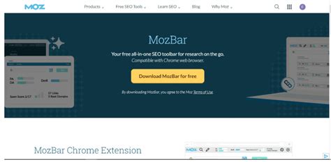 The Moz Toolbar (or MozBar) is a simple way to view onpage SEO elements & link data for any page on the web. It is available as a free download for Firefox ...