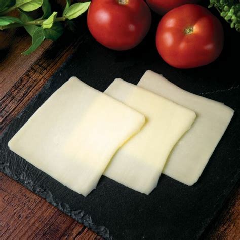 Mozzarella cheese slices. Great Value Sliced Fresh Mozzarella Cheese is the ideal appetizer for your next party. The small slices are perfect for game day snacks, packed lunches for school, and for entertaining guests. With only 70 calories per serving and five grams of protein, you can afford to indulge. 
