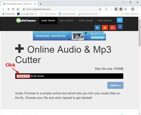 Langkah 1. Unggahlah File Audio MP3 Anda. Muatlah Pemotong MP3 Media.io, kemudian unggahlah file MP3 Anda dengan cara menyeret dan melepaskan file Anda. Atau Anda juga bisa dengan menekan Unggah Media untuk membuka file MP3 Anda di program ini. Anda juga akan melihat opsi Dari URL untuk bisa memuat tautan video YouTube secara langsung. Langkah 2.