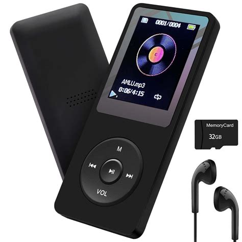 MYMAHDI 64GB MP3 Player with Bluetooth 5.2, LCD Screen Music Player Up to 128GB,MP3 Player for Kids with Music,Video,Voice Record,FM Radio,E-Book Reader,Photo Viewer,Darkblue. 116. 500+ bought in past month. $3288. Save 20% with coupon. FREE delivery Sat, May 11 on $35 of items shipped by Amazon. Or fastest delivery Thu, May 9..