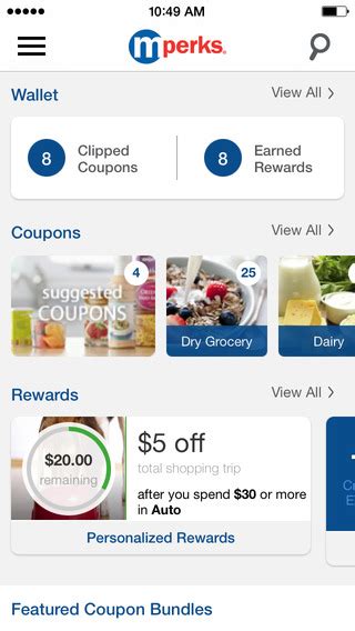 Mperks mobile app. Save even more with Meijer mPerks Rewards and Loyalty Program. Clip digital coupons, automatically earn rewards, and receive instant savings at checkout when entering your mPerks ID. Track your progress with our Receipts and Savings Feature. Digital cost savings for Grocery, Pharmacy, Baby, Home, Electronics, Gift Cards, Gas Stations and more! 