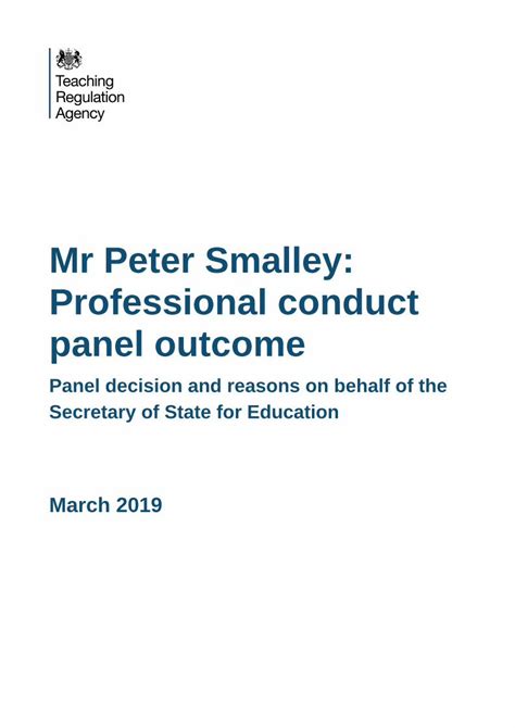 Mr Geoffrey Nuttall: Professional conduct panel outcome