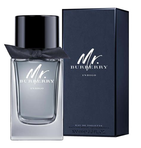 Burberry Men's Mr. Burberry Indigo EDT Spray 3.4 oz Fragrances 3614229840094. This item is only valid for shipment in the Contiguous United States. This item is only valid for shipment in the Contiguous United States. Product Details. Information Brand Burberry Collection Name Mr. Burberry Indigo. Gender Mens. Model. 