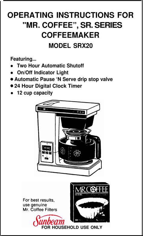 Mr coffee coffee maker instruction manual. - Hp pavilion g6 notebook user manual.
