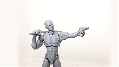 Mr figure V02 the 3D printed action figure 3D model 3D printable CGTrader