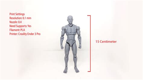 Mr figure V02 the 3D printed action figure CGTrader