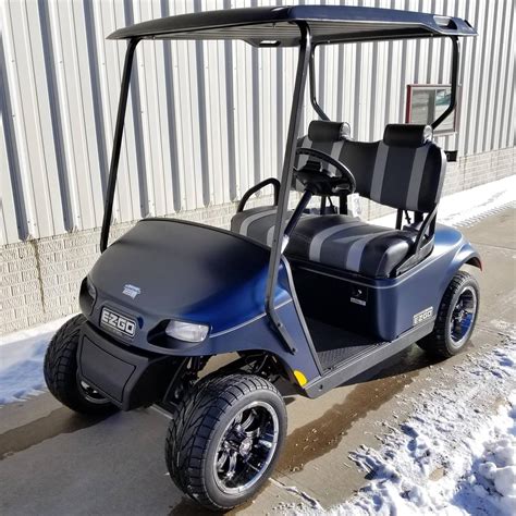 Mr golf car springfield sd. 2023 E-Z-GO RXV ELiTE 2.2. Patriot Blue, Premium Gray Seats, Black Top, Electric 2.2 Samsung Lithium Ion Batteries (8-Year Free Replacement on Batteries), Freedom (Includes Head-Tail-Brake Lights, Horn, State of Charge Meter, 19.5 MPH), 12" Rogue Wheels, Maintenance Free! 