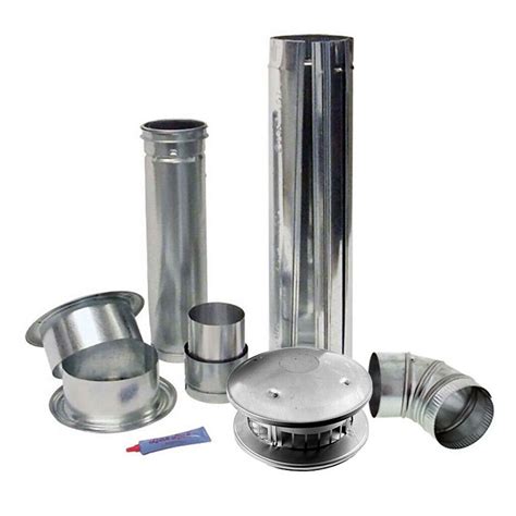 Mr heater horizontal vent kit lowe. The Mr. Heater 4 inch Stainless Steel Horizontal Vent Kit for Big Maxx MHU50 and MHU80 Unit Heaters is a complete venting kit that includes everything you need for horizontal venting. The kit includes an adapter, b-vent pipe, 2 vent pipes, 90 degree elbow, wall thimble, roof flashing, storm collar, and vent cap. 