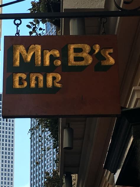 Mr. bs bistro. Mr. B's Bistro, a New Orleans restaurant famous for its Creole cuisine with a focus on fresh regional products, is located in the heart of the French Quarter at the intersection of Royal Street and Iberville. This corner is a New Orleans landmark and celebrated food corner. 