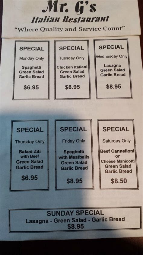 Mr. g's pizza demopolis menu. Surprise your guests with these Christmas menu ideas. Take a look at these Christmas menus that we have gathered for you here. Advertisement So you have purchased all of your gifts... 