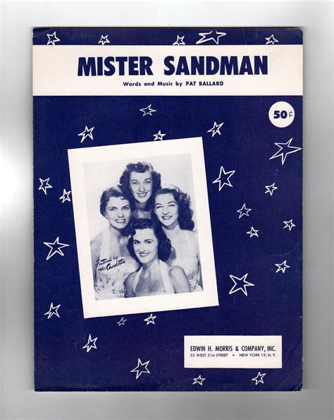 Mr. sandman. Things To Know About Mr. sandman. 