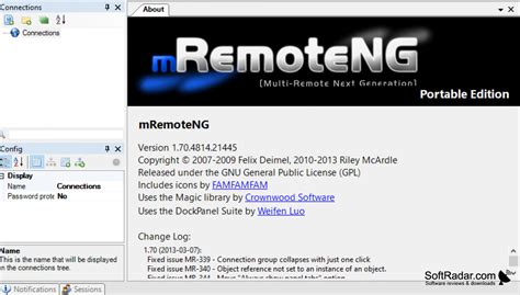 Mremoteng. Jul 19, 2023 · 1. mRemoteNG. mRemoteNG is a multi tab remote connection manager. Just like RDCman it is a centralized tool that manages connections to remote systems. mRemoteNG has many features that RDCman does not have such as the ability to manage different connection types. In addition to RDP, it supports VNC, ICA, SSH, Telnet, RAW, Rlogin and Http/S ... 