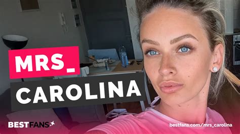 Mrs Carolina Onlyfans Leak
