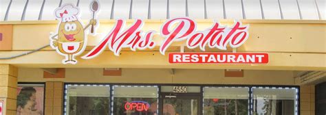 Mrs potato restaurant. Book now at Mrs. Potato Restaurant in Orlando, FL. Explore menu, see photos and read 66 reviews: "Quite, mom and pop style restaurant with some awesome food. The potato entrees were amazing, all these delicious ingredients wrapped in a hash brown." 