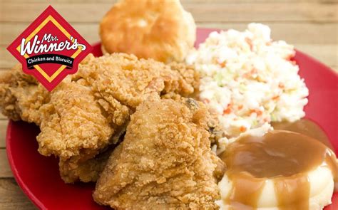 Mrs winner's chicken & biscuits. Mrs. Winner's Chicken and Biscuits. 3.9 (200+) • 2133 mi. Delivery Unavailable. 2430 McAlpine Terrace. Enter your address above to see fees, and delivery + … 