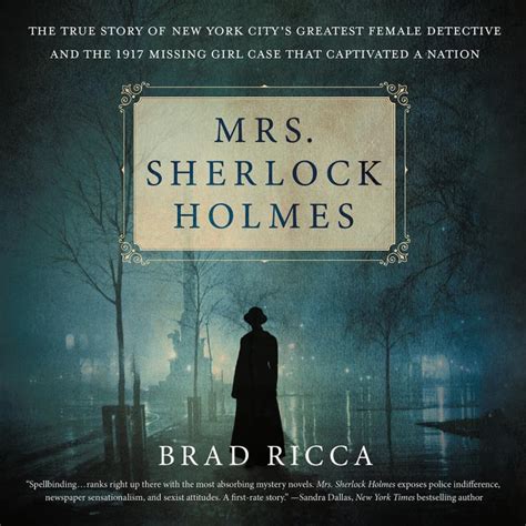 Read Mrs Sherlock Holmes By Brad Ricca