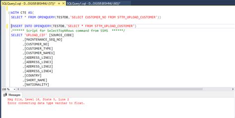 Ms Sql Error Converting Data Type Nvarchar To Numeric Printable Online