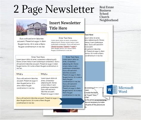 Ms Word Newsletter Template