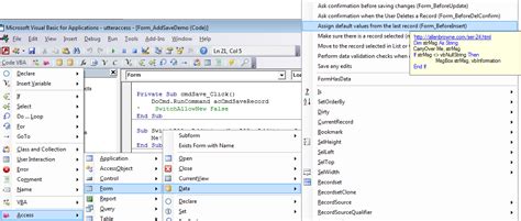 Ms access vba refer to form control.  For example, the first code syntax returns the number o...