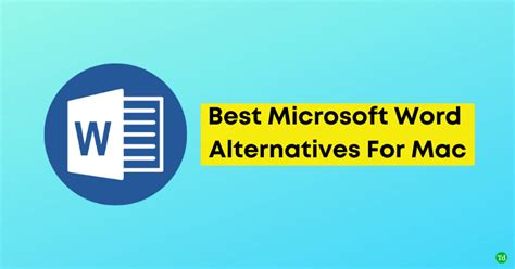 Ms word alternatives for mac. Feb 20, 2023 · The best 5 free Microsoft Word alternatives to use in 2023 and beyond. ... Microsoft Word is a word processor application that’s available for both Windows and Mac computers. With Microsoft Word ... 