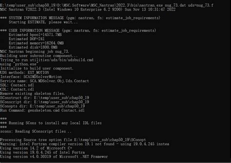 Msc nastran command line arguments. exe.  MSC Nastran is executed from the command...
