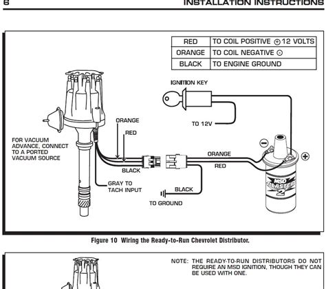 Msd pro billet distributor wiring diagram. Read these instructions before attempting the installation. Parts Included: 1 - Pro-Billet Distributor. 1 - Rotor, PN 8467. 1 - Distributor Cap, PN 8433. 1 - Wire Retainer. 2 - 1.5" Self Tapping Screws. 2 - 10-32 x 3/4" Socket Head Screws. Note: The terminals of this Distributor require spark plug style terminals. 