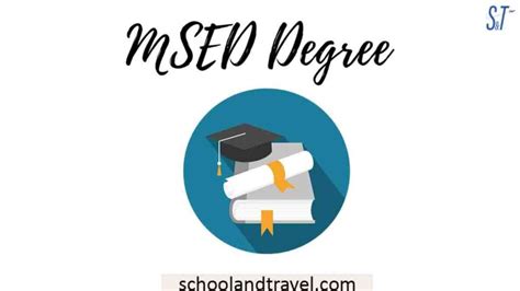 What is MSED meaning in Academic Degree? 1 meaning of MSED abbreviation related to Academic Degree: Academic Degree. Sort. MSED Academic Degree Abbreviation .... 